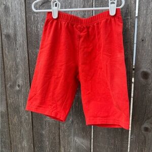 Girls 8 Hanna Andersson Cotton Lycra Bike Shorts
